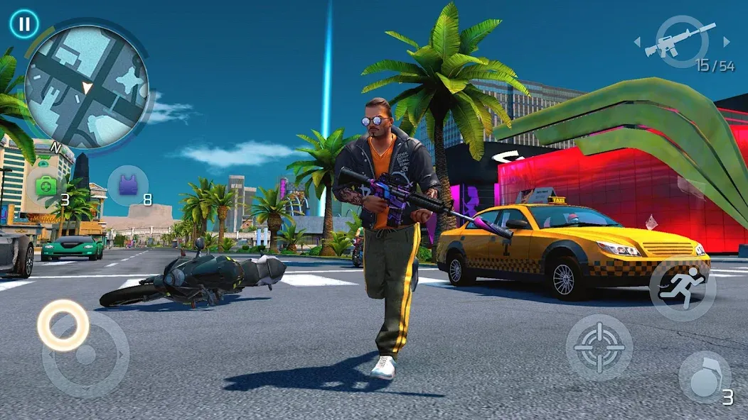 Gangstar Vegas: World of Crime (Гангстар Вегас) [МОД Menu] Screenshot 3