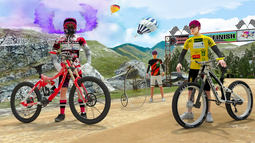 BMX Rider: Cycle Race Game [МОД Menu] Screenshot 4