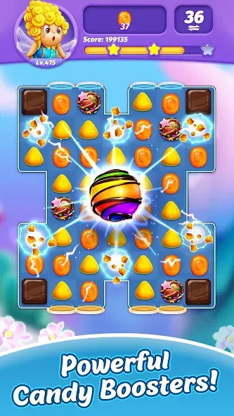 Candy Charming - Match 3 Games (энди Чарминг) [МОД Unlocked] Screenshot 2