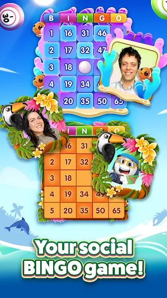 GamePoint Bingo - Bingo games (ГеймПоинт Бинго) [МОД Много монет] Screenshot 1