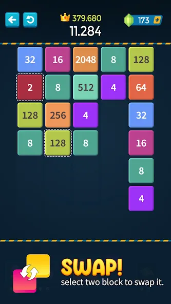 1M - Merge Number Block Puzzle [МОД Menu] Screenshot 4