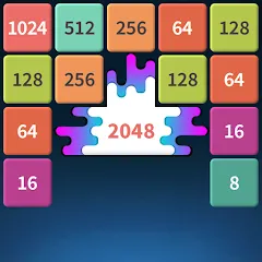 Скачать взломанную 1M - Merge Number Block Puzzle  [МОД Menu]