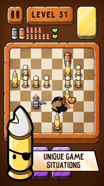 Bullet Chess: Board Shootout (Бюллет чесс) [МОД Много денег] Screenshot 4