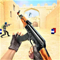 Взломанная Commando Gun Shooting Games  [МОД Unlimited Money]
