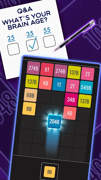 Join Blocks 2048 Number Puzzle (Джоин Блокс) [МОД Unlimited Money] Screenshot 2