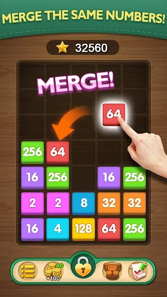 Merge Puzzle - Number Games (Мердж Пазл) [МОД Mega Pack] Screenshot 1