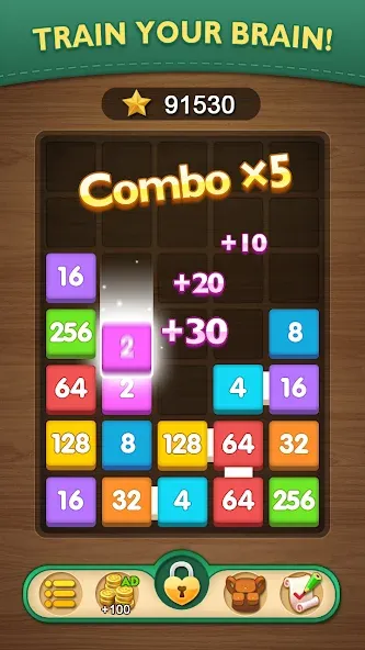 Merge Puzzle - Number Games (Мердж Пазл) [МОД Mega Pack] Screenshot 3