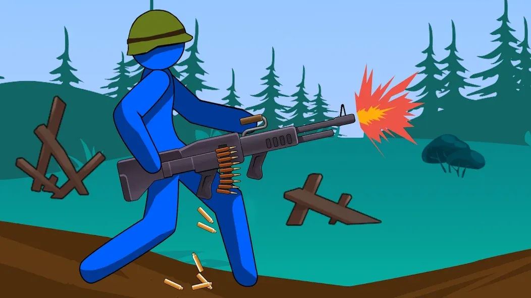 Stickman History Battle (Стикмен История Битва) [МОД Много денег] Screenshot 2