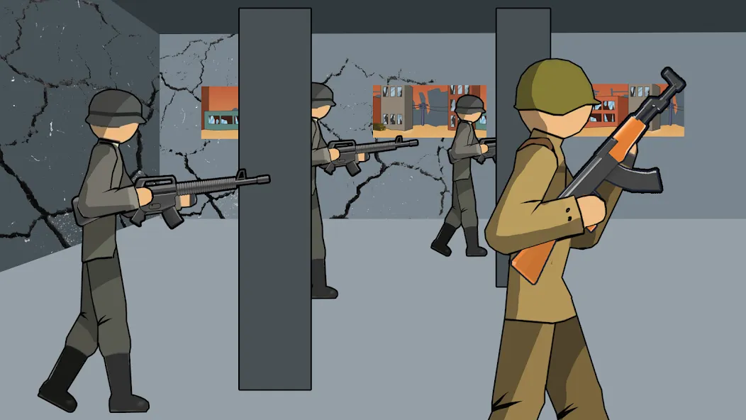 Stickman WW2 (Стикмэн Вторая Мировая война) [МОД Меню] Screenshot 4