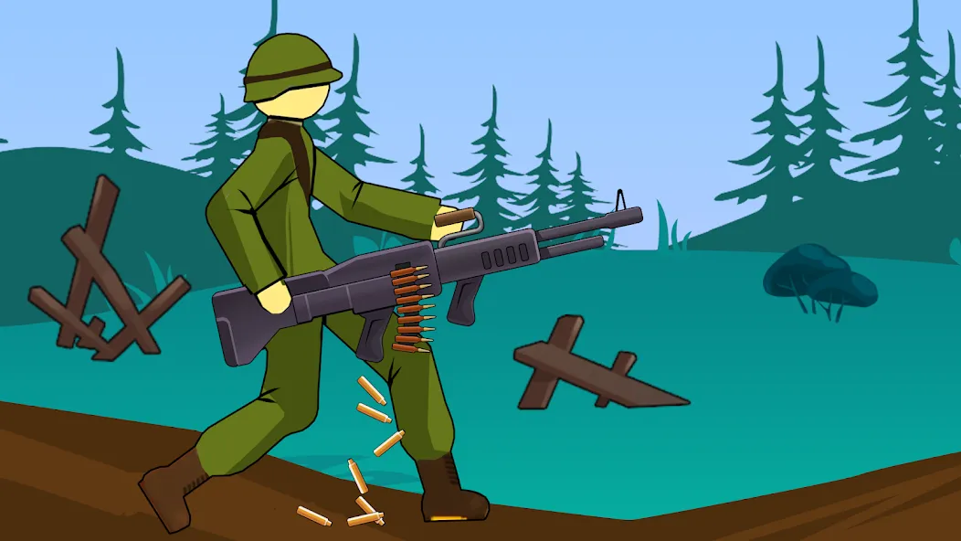 Stickman WW2 (Стикмэн Вторая Мировая война) [МОД Меню] Screenshot 5