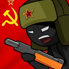 Взломанная Stickman WW2 (Стикмэн Вторая Мировая война)  [МОД Меню]