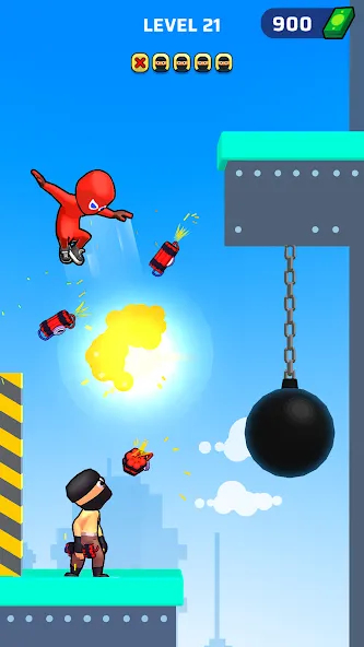 Web Master: Stickman Superhero (Вебмастер) [МОД Бесконечные монеты] Screenshot 4