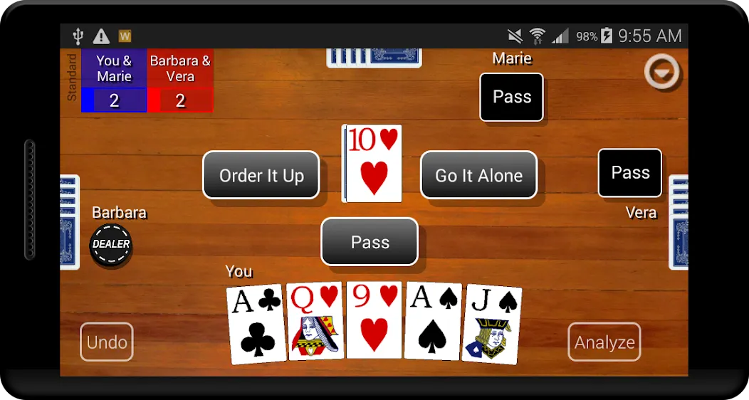 Euchre Card Classic (Юкер Кард Классик) [МОД Много денег] Screenshot 1