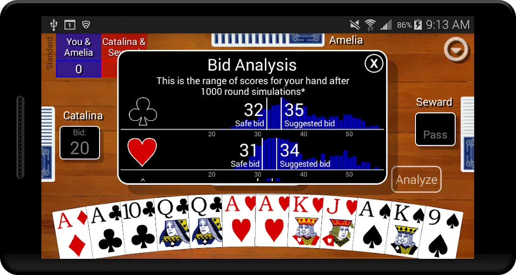 Pinochle Classic (Пиночл Классик) [МОД Unlimited Money] Screenshot 3