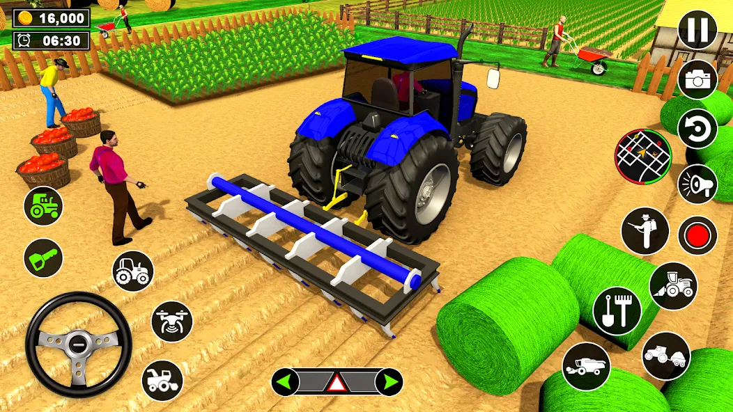Real Tractor Driving Simulator (Реальный симулятор вождения трактора) [МОД Unlocked] Screenshot 2