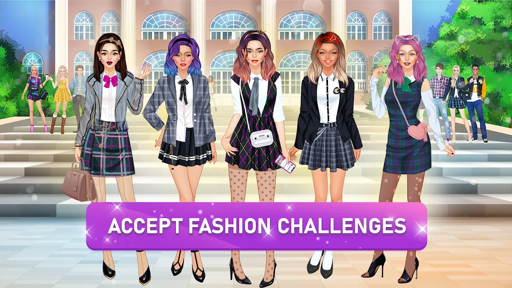 College Girls Team Makeover [МОД Много денег] Screenshot 1