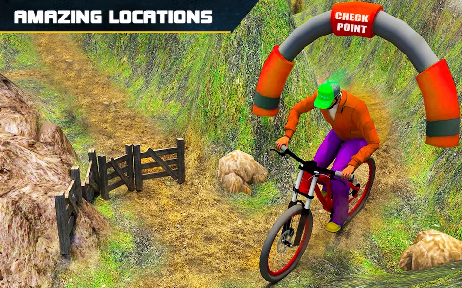 BMX Boy Bike Stunt Rider Game (БМХ) [МОД Menu] Screenshot 4