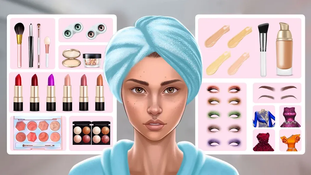 DIY Makeup: Beauty Makeup Game [МОД Бесконечные монеты] Screenshot 4