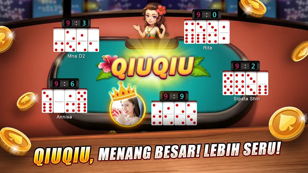 LUXY Domino Gaple QiuQiu Poker (Лукси Домино Гапл Киукиу Покер) [МОД Бесконечные деньги] Screenshot 2