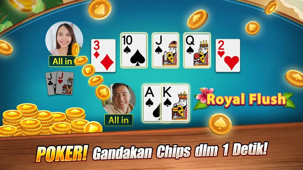 LUXY Domino Gaple QiuQiu Poker (Лукси Домино Гапл Киукиу Покер) [МОД Бесконечные деньги] Screenshot 3