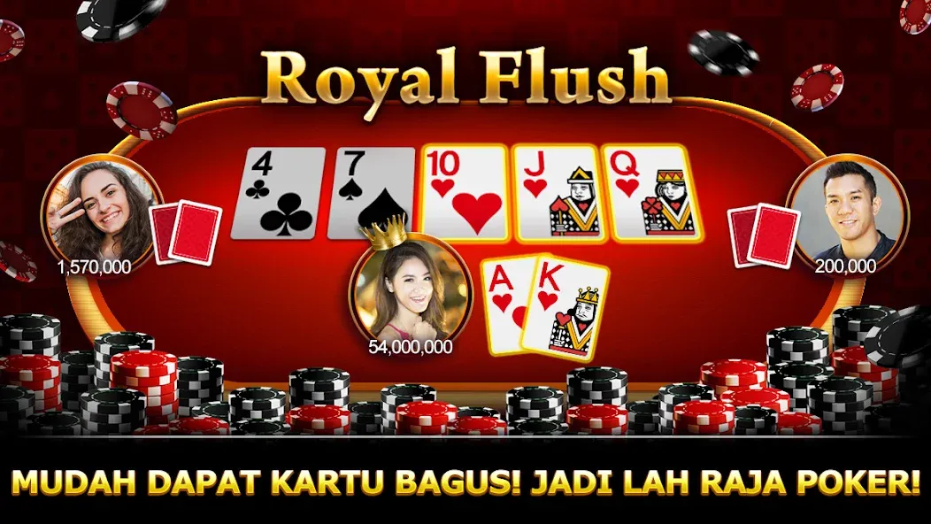 Luxy Poker-Online Texas Poker (Лакши Покер) [МОД Бесконечные монеты] Screenshot 1