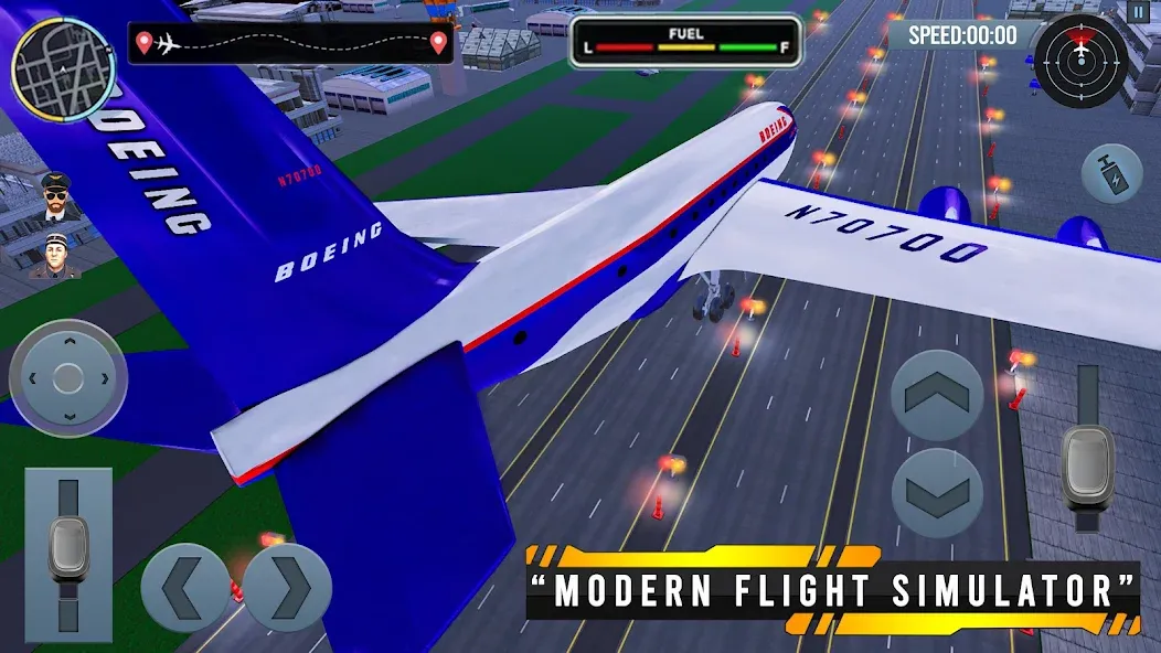Airplane Simulator Plane Games [МОД Menu] Screenshot 3