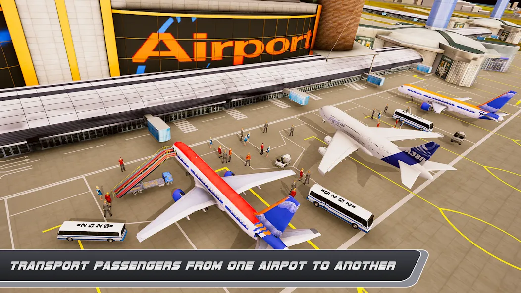 Airplane Simulator Plane Games [МОД Menu] Screenshot 5