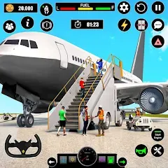 Взлом Airplane Simulator Plane Games  [МОД Menu]