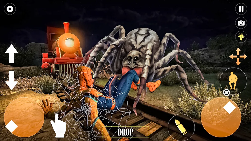 Horror Spider : Scary Train [МОД Много денег] Screenshot 4