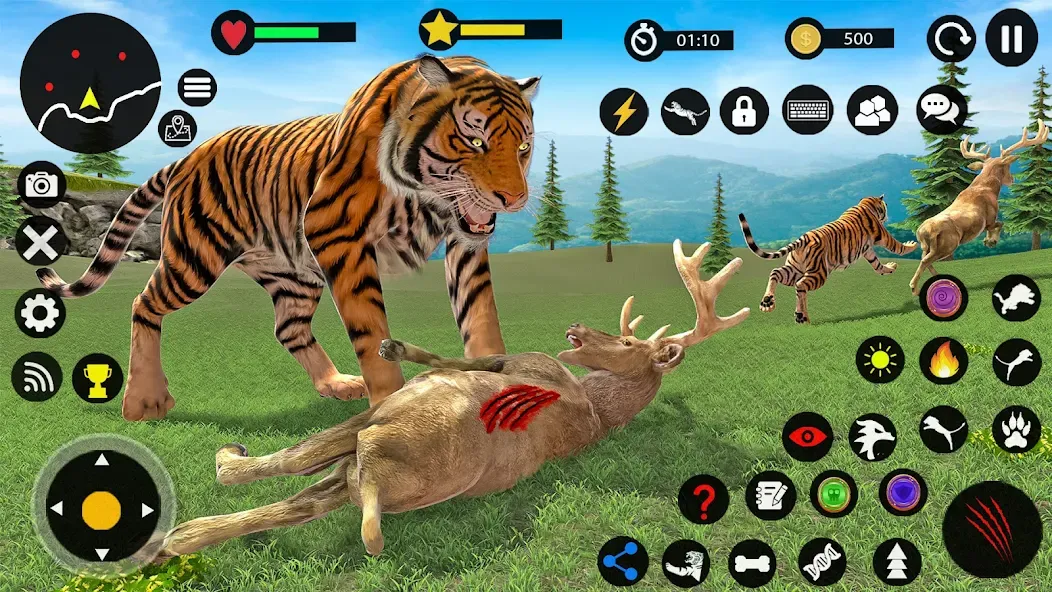 Tiger Games: Tiger Sim Offline [МОД Много монет] Screenshot 1