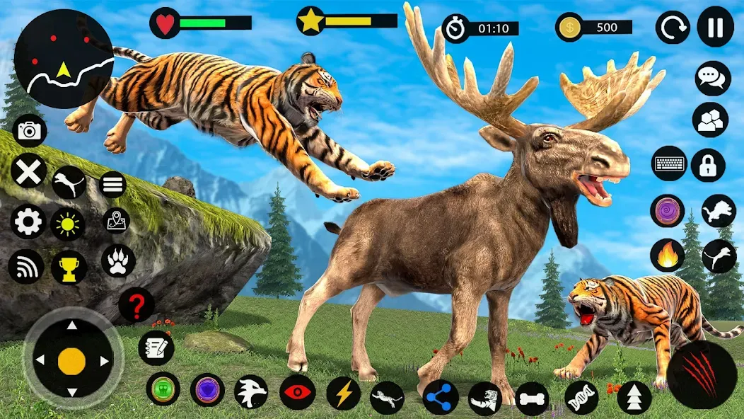 Tiger Games: Tiger Sim Offline [МОД Много монет] Screenshot 2