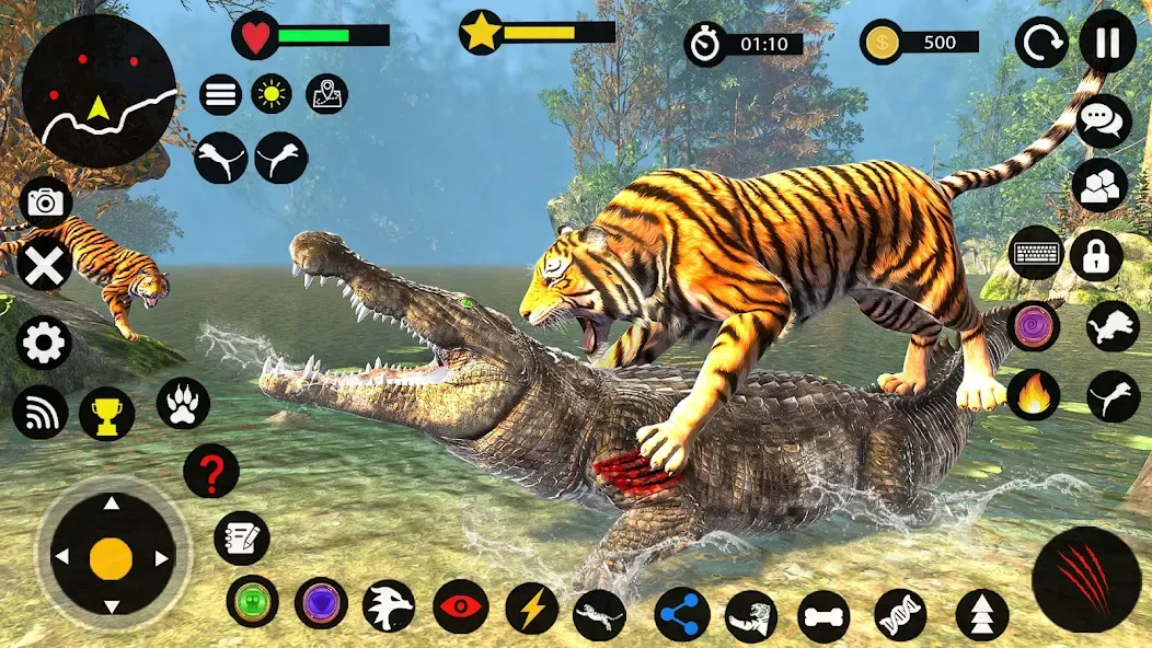 Tiger Games: Tiger Sim Offline [МОД Много монет] Screenshot 3