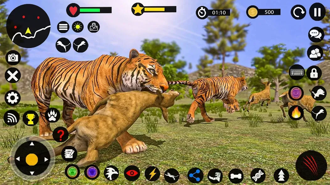 Tiger Games: Tiger Sim Offline [МОД Много монет] Screenshot 4