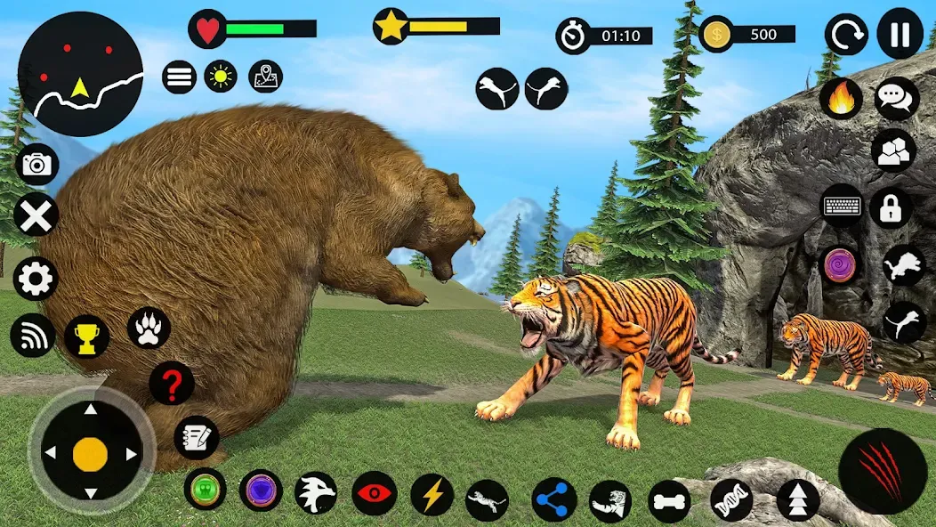 Tiger Games: Tiger Sim Offline [МОД Много монет] Screenshot 5