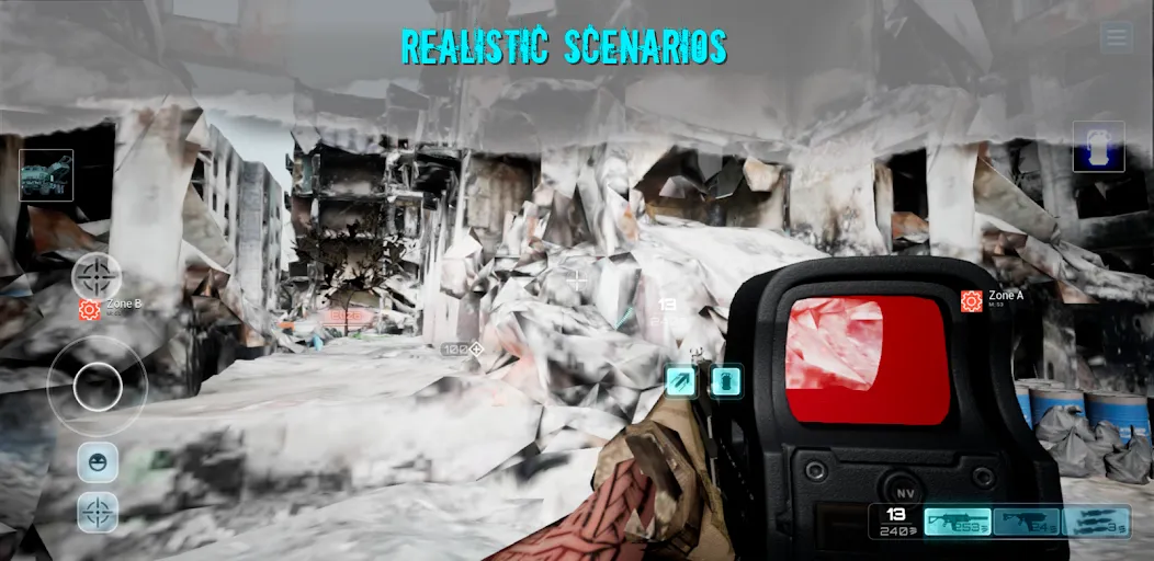 Shooter War WW3 CoopValor 2056 (Шутер Третья мировая война) [МОД Unlimited Money] Screenshot 2