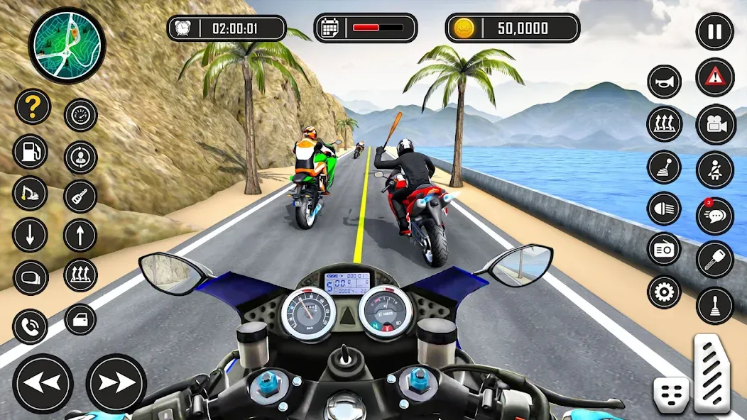 Bike Racing Games - Bike Game (Байк Рейсинг Геймс) [МОД Menu] Screenshot 1
