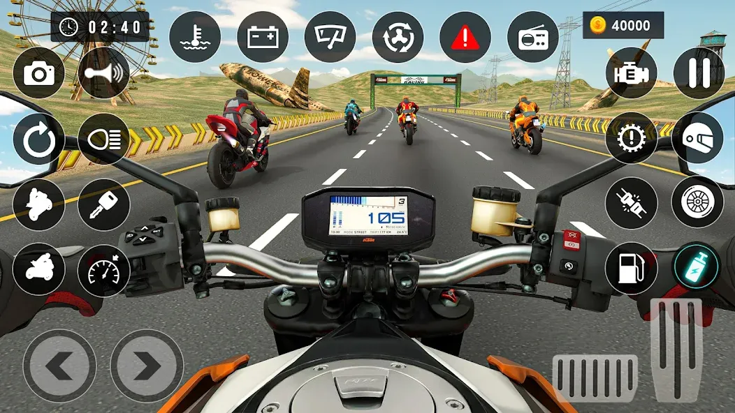 Bike Racing Games - Bike Game (Байк Рейсинг Геймс) [МОД Menu] Screenshot 2
