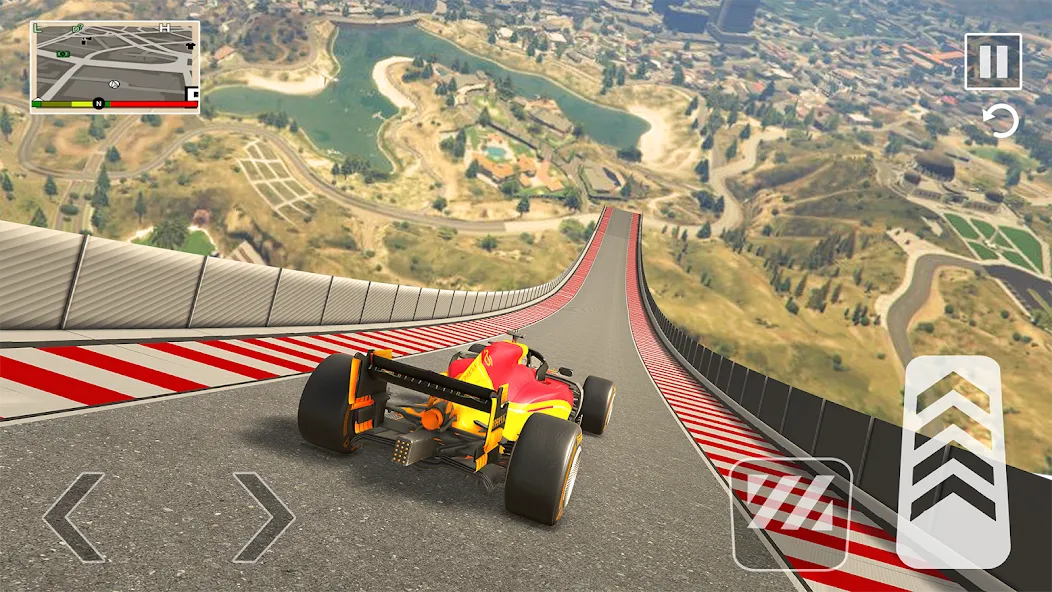 Formula Car Stunt - Car Games (Формула автомобиль трюк) [МОД Меню] Screenshot 3