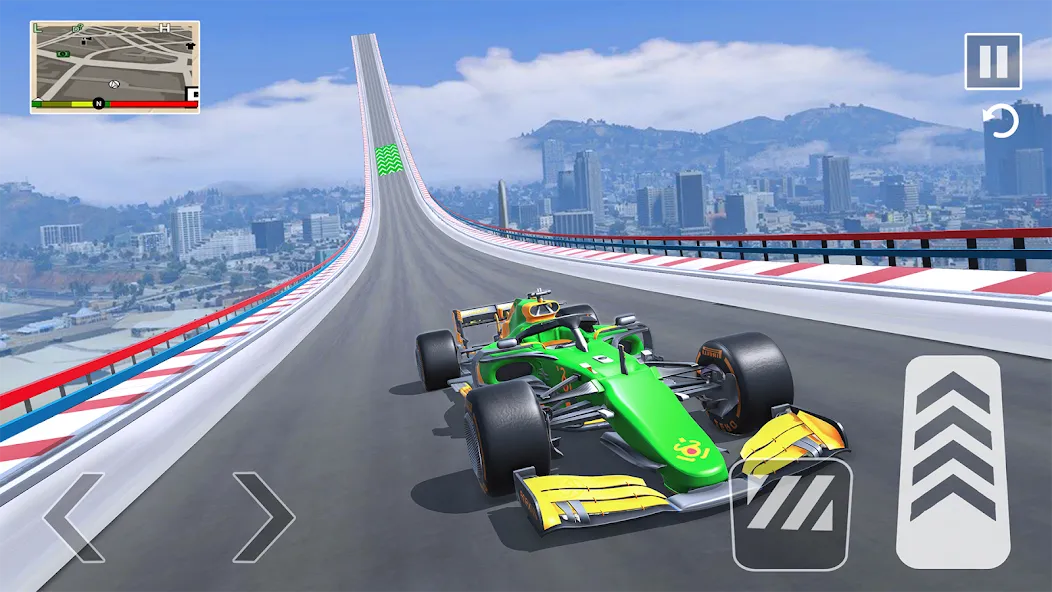 Formula Car Stunt - Car Games (Формула автомобиль трюк) [МОД Меню] Screenshot 4