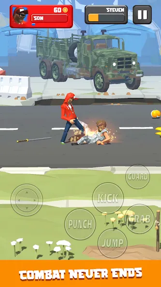 City Fighter: Vertical Limit (Сити Файтер) [МОД Unlimited Money] Screenshot 1