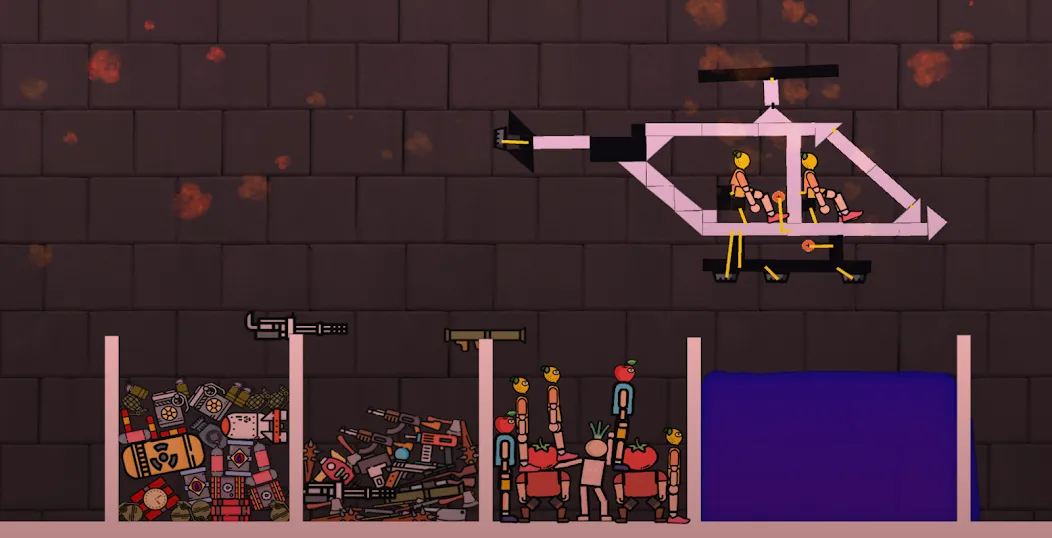 Gore Ragdoll Playground (Горе Рэгдолл Плейграунд) [МОД Unlocked] Screenshot 3