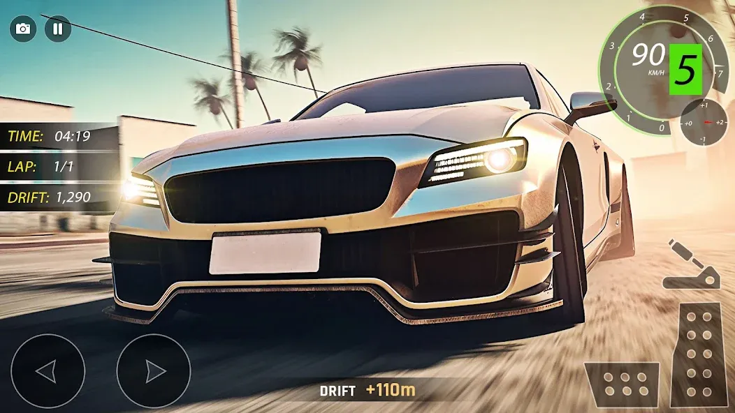 Highway Drifting Racing Games [МОД Unlocked] Screenshot 2