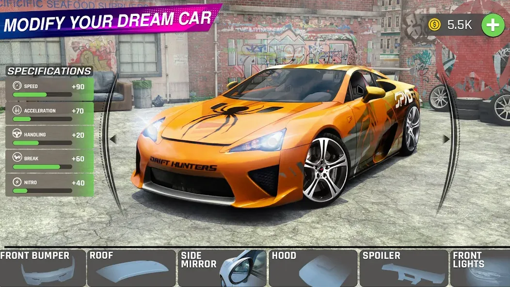 Extreme Car Driving: Car Drift [МОД Mega Pack] Screenshot 2