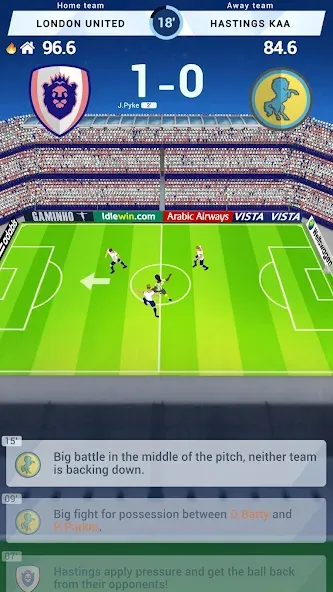 Idle Eleven - Soccer tycoon (Айдл Илевен) [МОД Бесконечные монеты] Screenshot 2