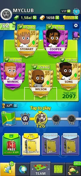 Idle Soccer Story - Tycoon RPG (Айдл Соккер Стори) [МОД Меню] Screenshot 2