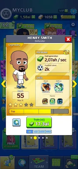 Idle Soccer Story - Tycoon RPG (Айдл Соккер Стори) [МОД Меню] Screenshot 4