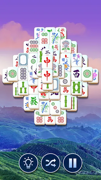 Mahjong Club - Solitaire Game [МОД Много монет] Screenshot 1