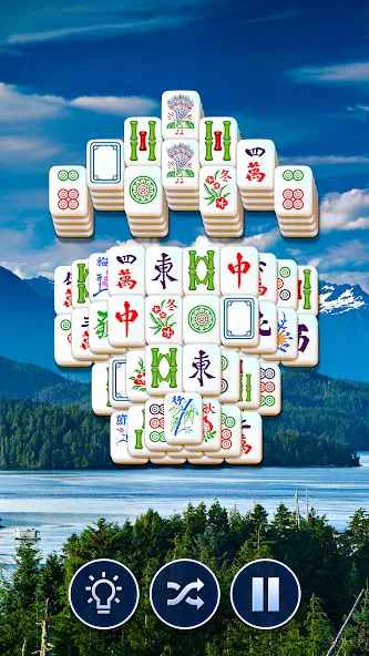 Mahjong Club - Solitaire Game [МОД Много монет] Screenshot 3