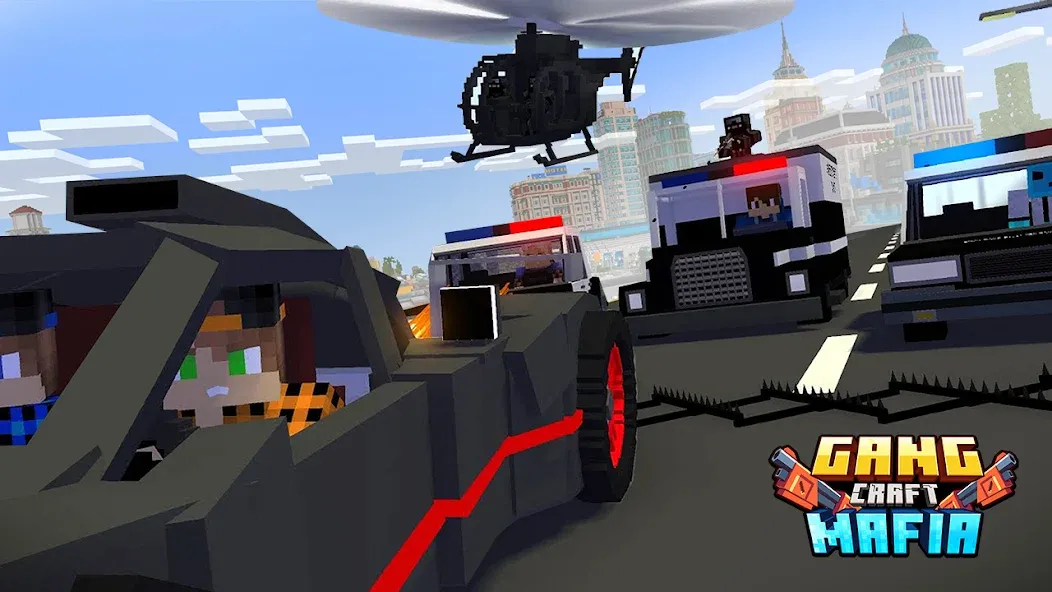 Gang Craft Mafia (Гэнг Крафт Мафия) [МОД Unlocked] Screenshot 1
