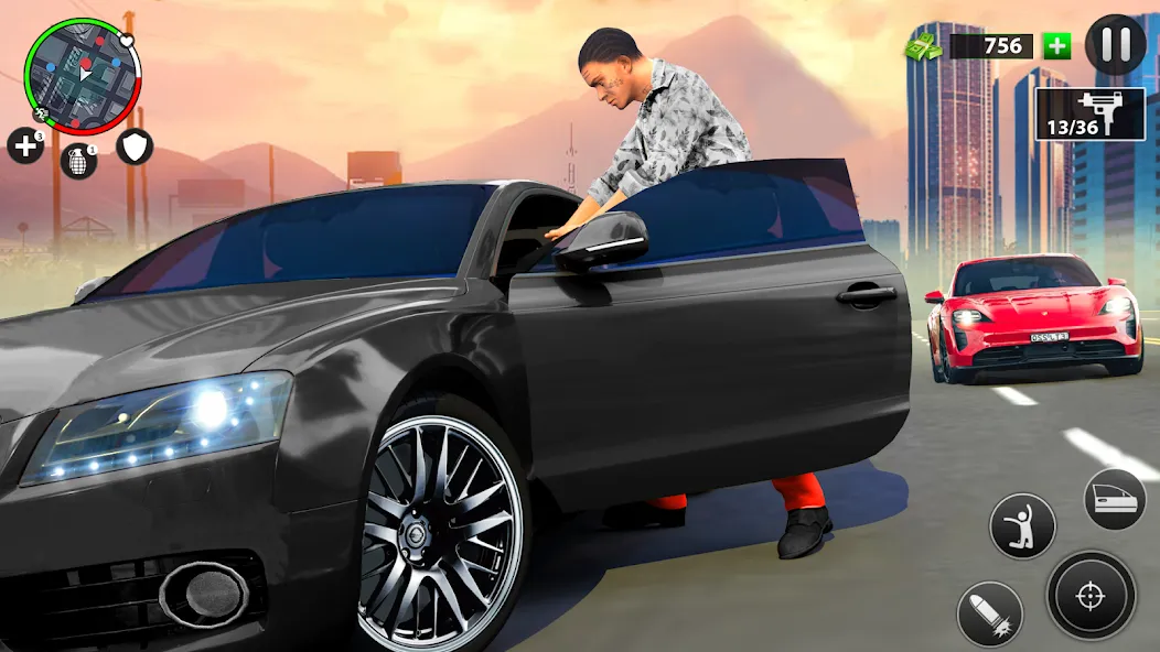 Real Grand Gangster Crime City (Реал Гранд Гангстер Крайм Сити) [МОД Все открыто] Screenshot 3